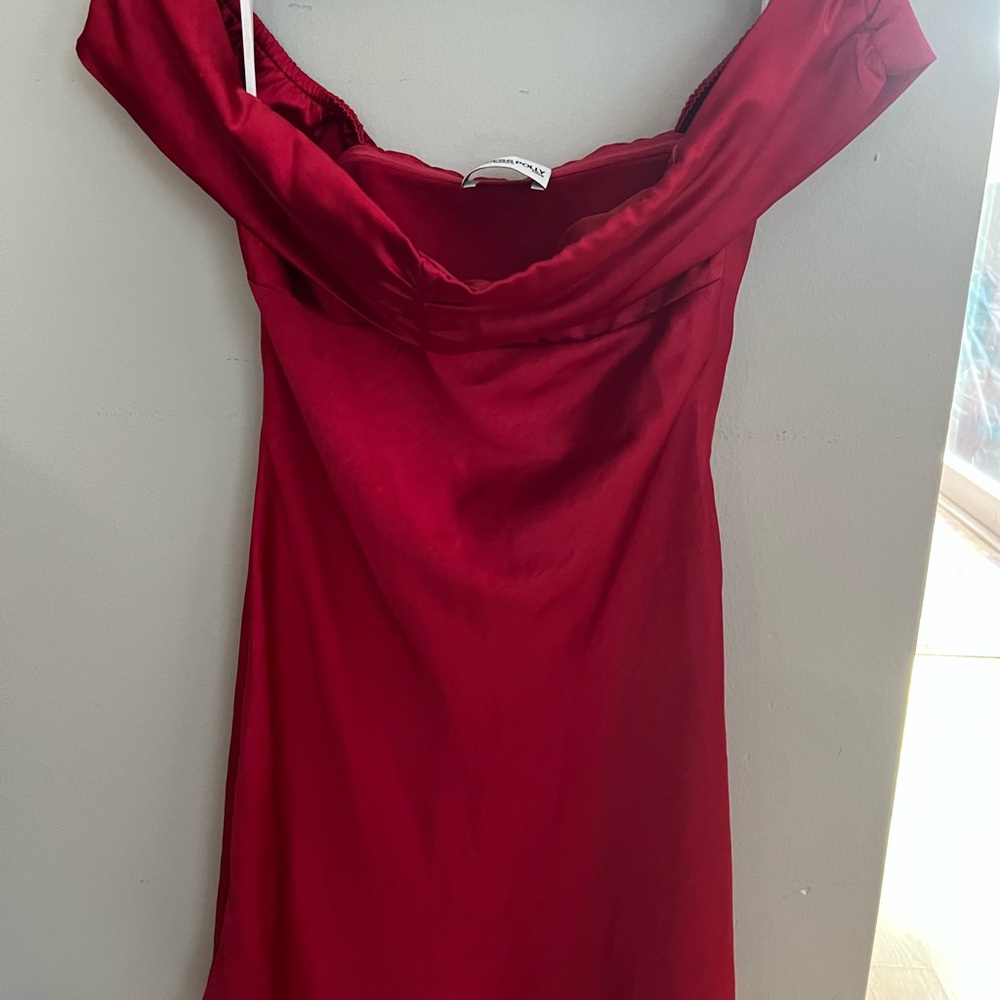 Princess Polly Strapless Red Dress